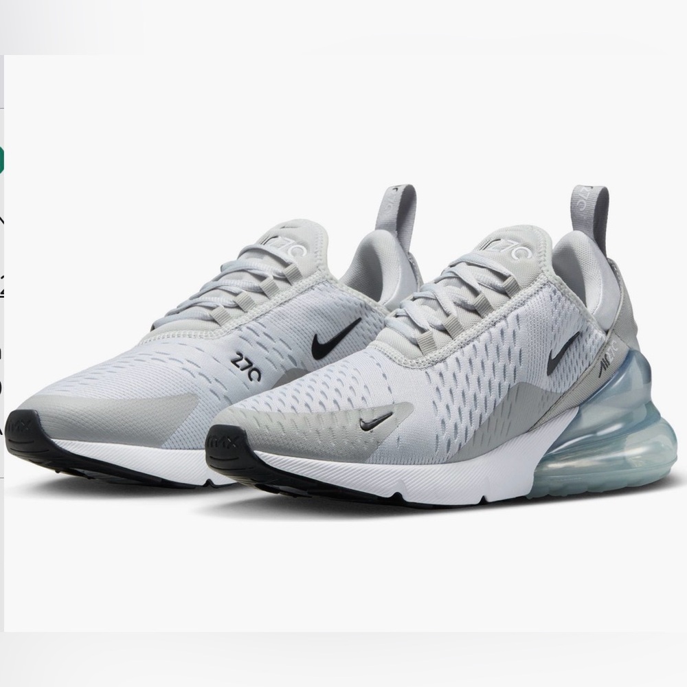 Nike Air Max 270 Sneaker Shoes New NIB AH6789-018 White Black Men’s